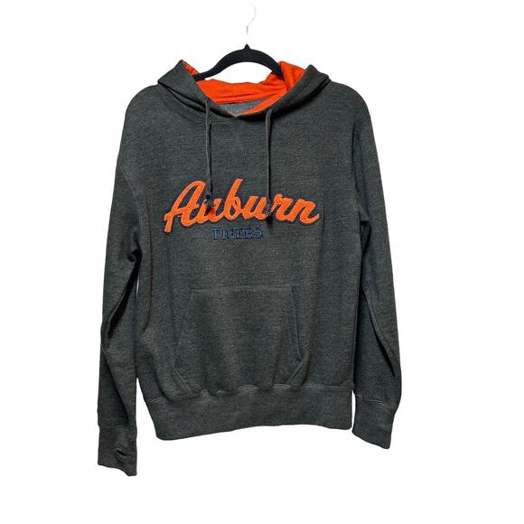 Auburn‎ Tigers Pressbox Alumni Applique Gray Hoodie Size Medium - Picture 1 of 9